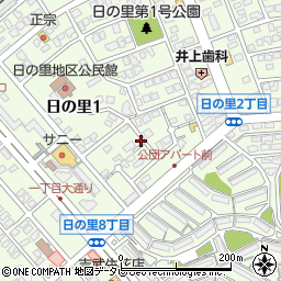〒811-3425 福岡県宗像市日の里の地図