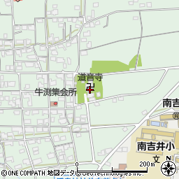 道音寺周辺の地図