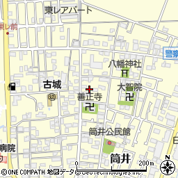 愛媛県伊予郡松前町筒井219周辺の地図