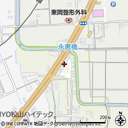 愛媛県伊予郡松前町永田524周辺の地図