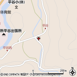 平谷郵便局周辺の地図