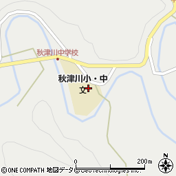 田辺市立秋津川中学校周辺の地図