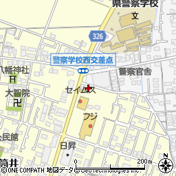 愛媛県伊予郡松前町筒井445-1周辺の地図
