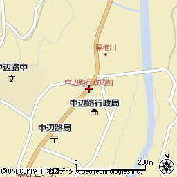 中辺路行政局前周辺の地図