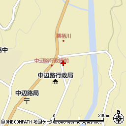 和歌山県田辺市中辺路町栗栖川521-1周辺の地図