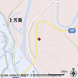 和歌山県田辺市上芳養9周辺の地図
