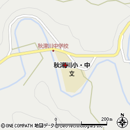 和歌山県田辺市秋津川658-1周辺の地図
