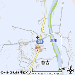 福岡県北九州市小倉南区春吉652周辺の地図