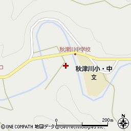 和歌山県田辺市秋津川417-1周辺の地図