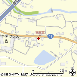愛媛県東温市則之内（甲）周辺の地図