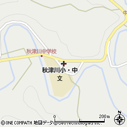和歌山県田辺市秋津川691-3周辺の地図