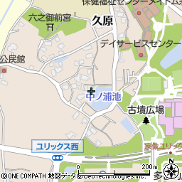 福岡県宗像市久原310周辺の地図