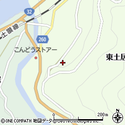 高知県長岡郡大豊町東土居330周辺の地図