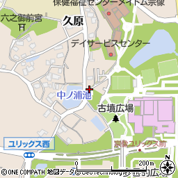 福岡県宗像市久原169-2周辺の地図