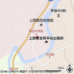 徳島県那賀郡那賀町大殿中北周辺の地図