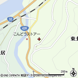 高知県長岡郡大豊町東土居334周辺の地図