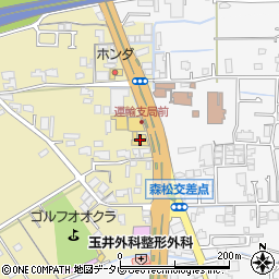 愛媛日産カータウン松山インター周辺の地図