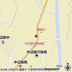 和歌山県田辺市中辺路町栗栖川517-2周辺の地図