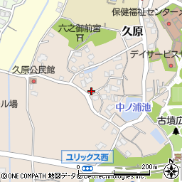 福岡県宗像市久原297周辺の地図