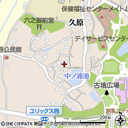 福岡県宗像市久原313周辺の地図