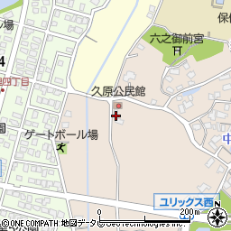 福岡県宗像市久原495周辺の地図