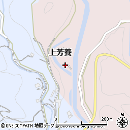 和歌山県田辺市上芳養42周辺の地図