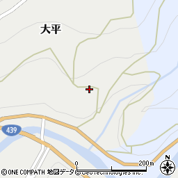 高知県長岡郡大豊町大平31周辺の地図