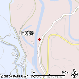 和歌山県田辺市上芳養56周辺の地図