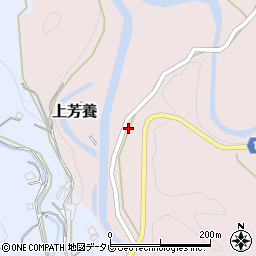 和歌山県田辺市上芳養59周辺の地図