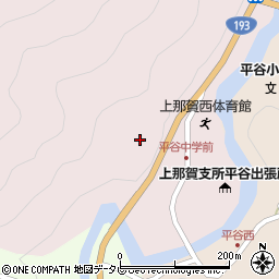徳島県那賀郡那賀町大殿大後周辺の地図