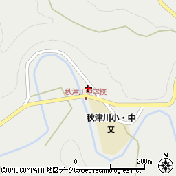 和歌山県田辺市秋津川668-1周辺の地図