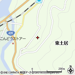 高知県長岡郡大豊町東土居259周辺の地図