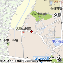 福岡県宗像市久原291周辺の地図