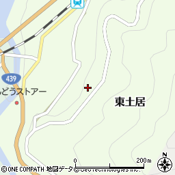 高知県長岡郡大豊町東土居269周辺の地図
