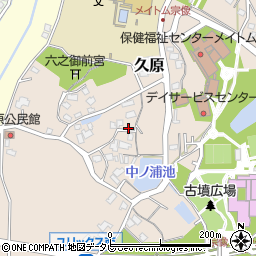 福岡県宗像市久原316-1周辺の地図