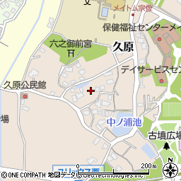 福岡県宗像市久原318周辺の地図