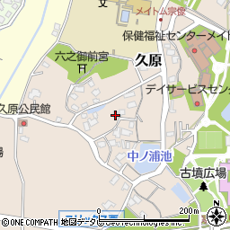 福岡県宗像市久原316-5周辺の地図