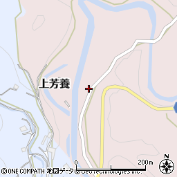 和歌山県田辺市上芳養55周辺の地図