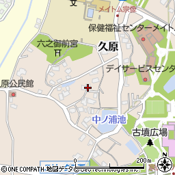福岡県宗像市久原316周辺の地図