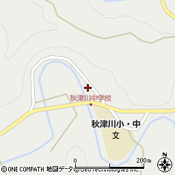 和歌山県田辺市秋津川673周辺の地図