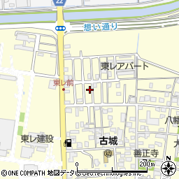 愛媛県伊予郡松前町筒井1413-18周辺の地図