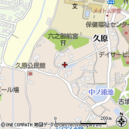 福岡県宗像市久原327周辺の地図