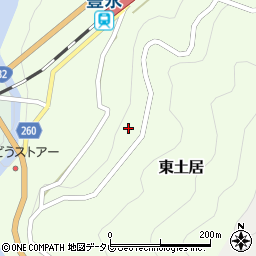 高知県長岡郡大豊町東土居271周辺の地図