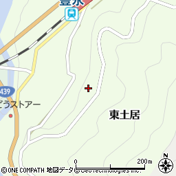 高知県長岡郡大豊町東土居271周辺の地図