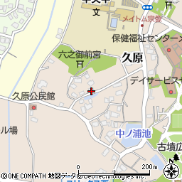 福岡県宗像市久原330周辺の地図