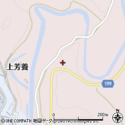 和歌山県田辺市上芳養93周辺の地図