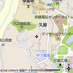 福岡県宗像市久原321周辺の地図