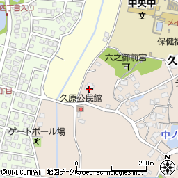 福岡県宗像市久原289周辺の地図