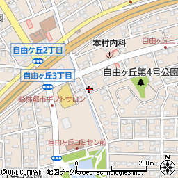 パルコ美容院　自由ヶ丘店周辺の地図