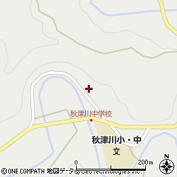 和歌山県田辺市秋津川711-1周辺の地図